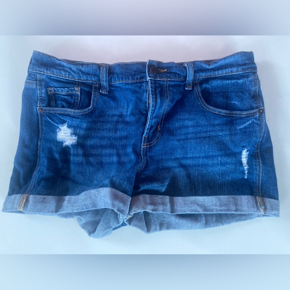 Mid-Rise Jean Shorts